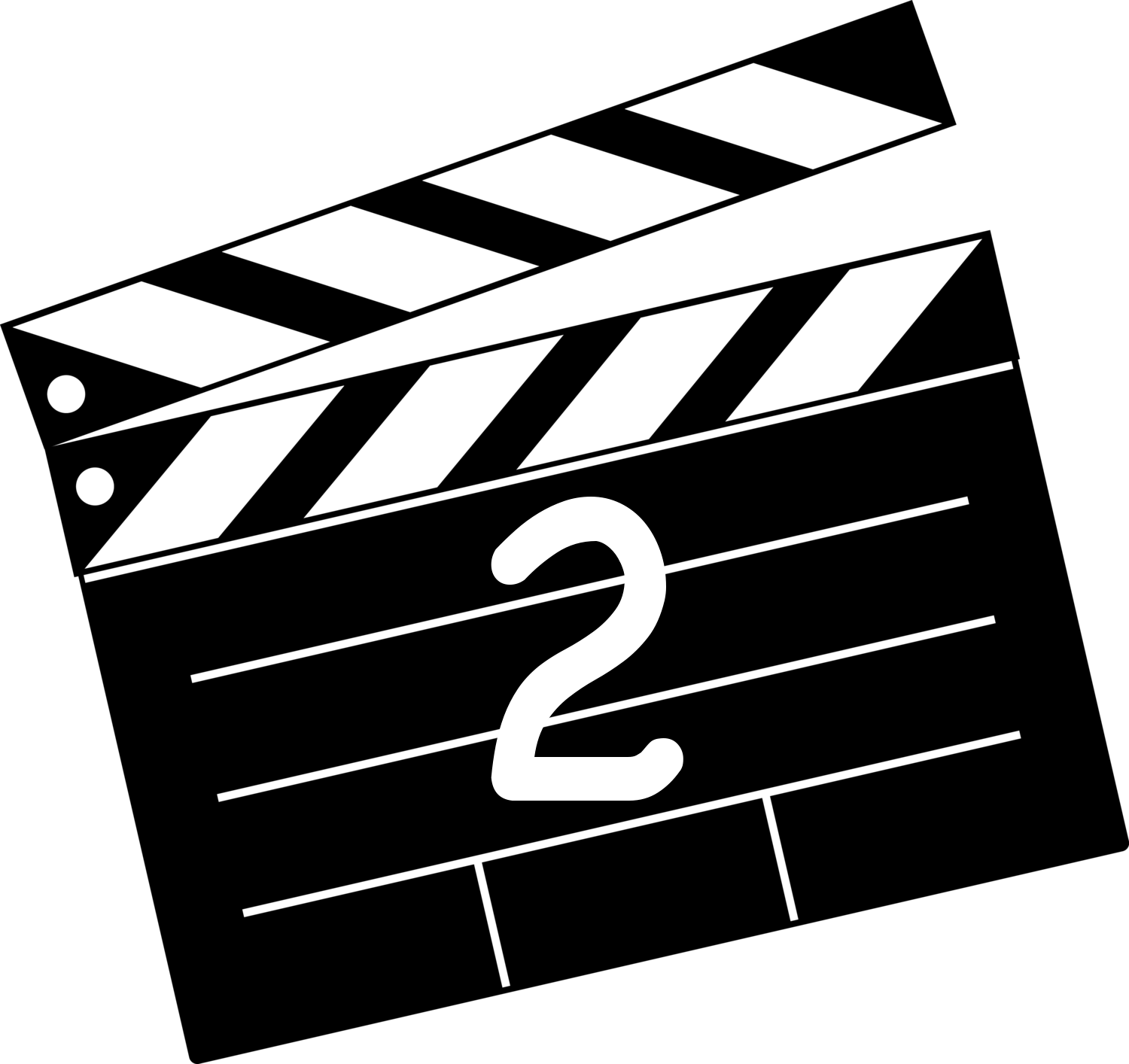 Numbered movie clapper